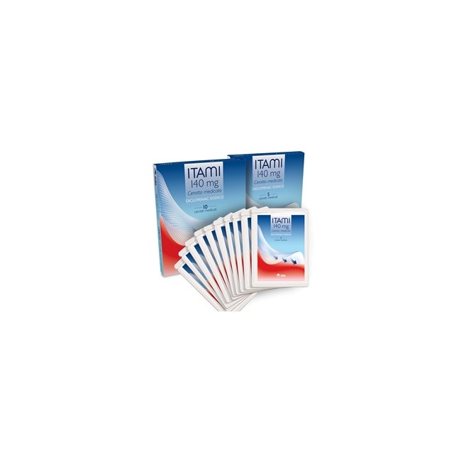 Fidia Farmaceutici Itami 140 Mg Cerotto Medicato Diclofenac Sodico Medicinale Equivalente