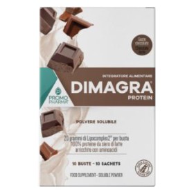 PromoPharma Dimagra Protein Cioccolato 10 Buste
