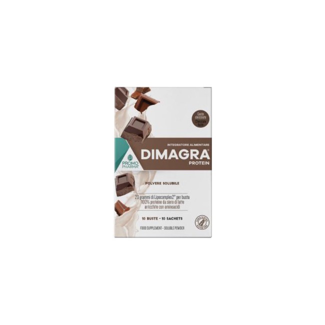 PromoPharma Dimagra Protein Cioccolato 10 Buste
