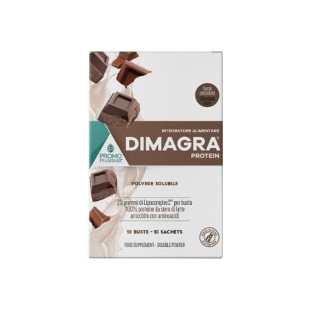 PromoPharma Dimagra Protein Cioccolato 10 Buste