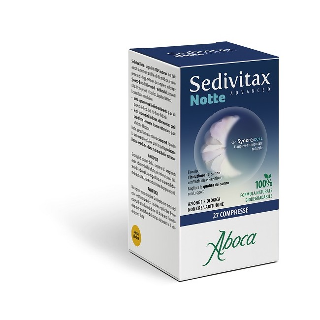 Aboca Sedivitax Notte Advanced 27 Compresse Aboca Sedivitax Notte Advanced 27 Compresse