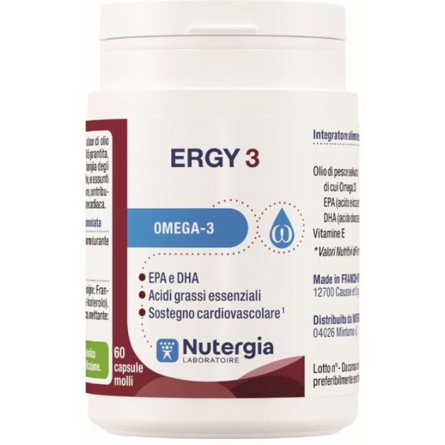 Laboratoire Nutergia Ergy 3 60 Capsule
