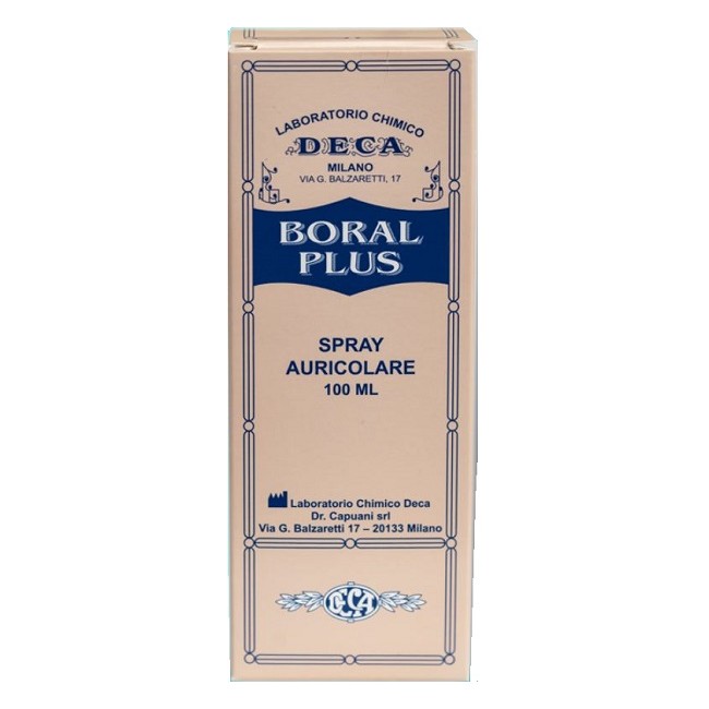 Boral plus spray auricolare 100 ml Boral plus spray auricolare 100 ml