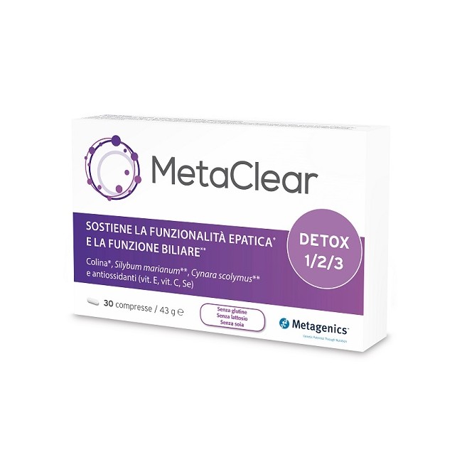 Metagenics Metaclear 30 Compresse Da 1,4 G Metagenics Metaclear 30 Compresse Da 1,4 G