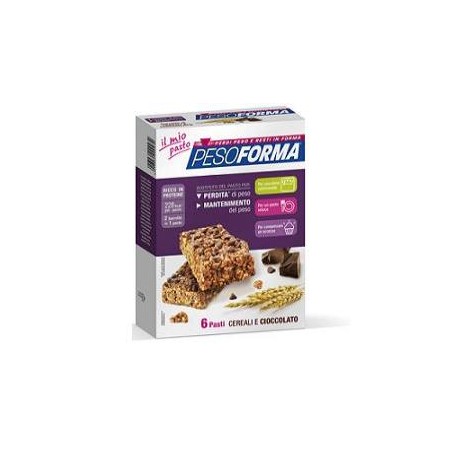 Pesoforma Barrette Cereali Cioccolato 6P 372G