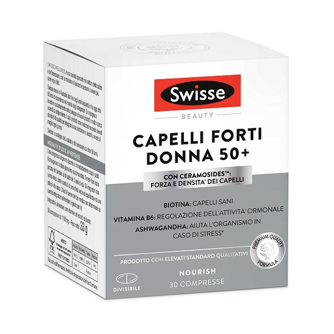 Health and Happiness Swisse Capelli Forti Donna 50+ 30 Compresse