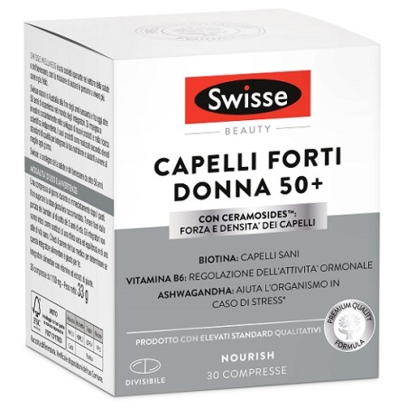Health and Happiness Swisse Capelli Forti Donna 50+ 30 Compresse