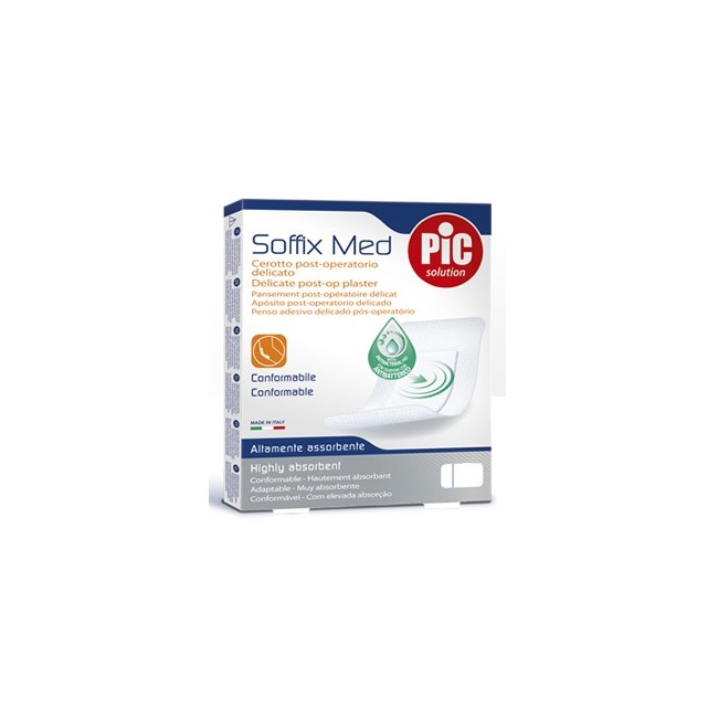 Pikdare Cerotto Pic Soffix Med In Tnt Con Tampone Centrale Assorbente Sterile Monouso Sterile 25x10 Cm Antibatterico 3 Pezzi Pikdare Cerotto Pic Soffix Med In Tnt Con Tampone Centrale Assorbente Sterile Monouso Sterile 25x10 Cm Antibatterico 3 Pezzi