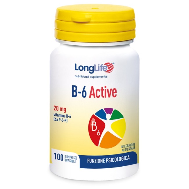 Longlife B6 Active 100 Compresse Divisibili Longlife B6 Active 100 Compresse Divisibili