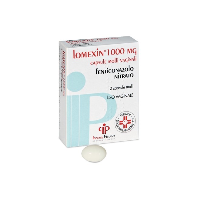 Recordati Lomexin 1000 Mg Capsule Molli Vaginalifenticonazolo Nitrato Recordati Lomexin 1000 Mg Capsule Molli Vaginalifenticonazolo Nitrato