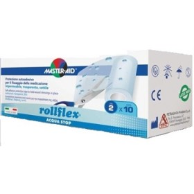 Pietrasanta Pharma Cerotto Impermeabile Per Fissaggio Medicazioni Master-aid Rollflex A-stop M 10x10 Cm