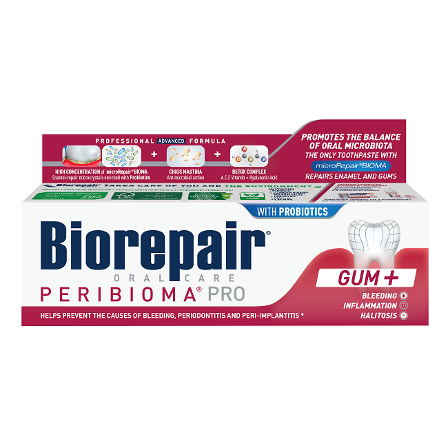 Coswell Biorepair Oral Care Peribioma Pro Collutorio Gengive Mousse 200 Ml