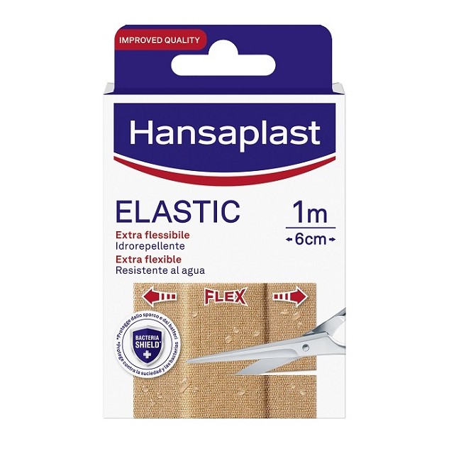 Beiersdorf Cerotto In Striscia Hansaplast Elastic Extra Flessibile 6 Cm Lunghezza 1 M 10 Pezzi Beiersdorf Cerotto In Striscia Hansaplast Elastic Extra Flessibile 6 Cm Lunghezza 1 M 10 Pezzi