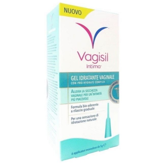 Combe Vagisil Intima Gel Idratante Vaginale 6 Applicazioni Monodose 5 G