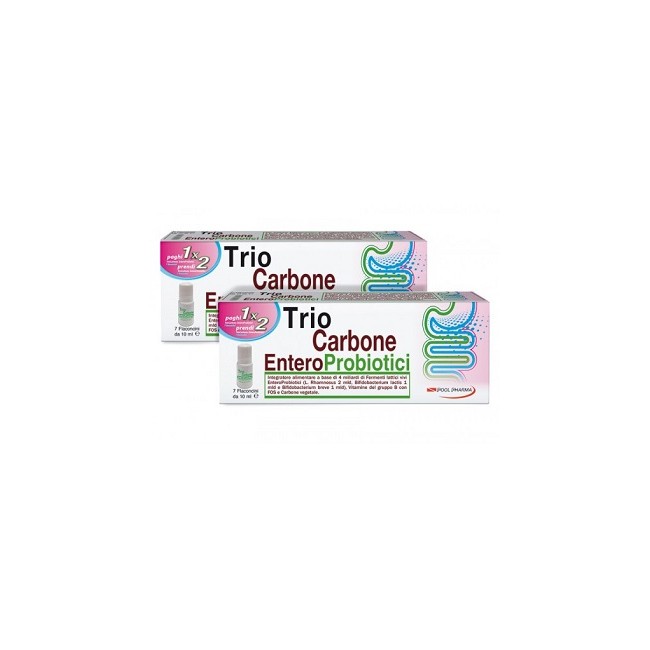 Pool Pharma Triocarbone Enteroprobiotici 7 Flaconcini X 10 Ml