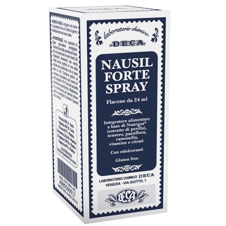 Deca Laboratorio Chimico Nausil Forte Spray 24 Ml Deca Laboratorio Chimico Nausil Forte Spray 24 Ml