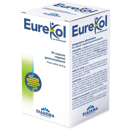 Diadema Farmaceutici Eurekol 30 Capsule Gastroresistenti Diadema Farmaceutici Eurekol 30 Capsule Gastroresistenti