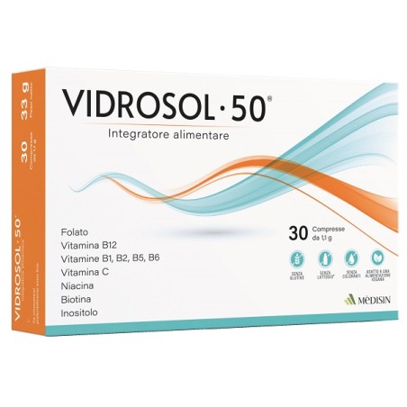 Medisin Vidrosol 50 30 Compresse Medisin Vidrosol 50 30 Compresse