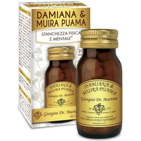 Dr. Giorgini Damiana & Muira Puama 100 Pastiglie Dr. Giorgini Damiana & Muira Puama 100 Pastiglie