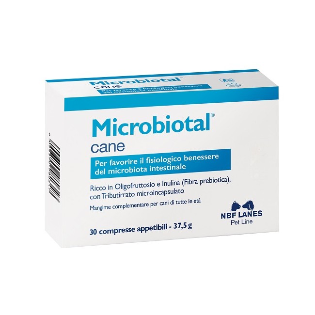 Nbf Lanes Microbiotal Cane Blister 30 Compresse Appetibili
