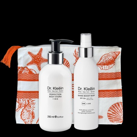 Dr. Kleein Perfection Summer Body Pack: Perfection Body Hydra 250ml + Shake Boost Body Spf50+ 180ml Dr. Kleein Perfection Summer Body Pack: Perfection Body Hydra 250ml + Shake Boost Body Spf50+ 180ml