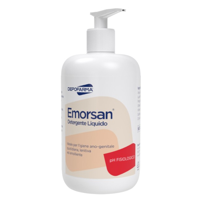 Depofarma Emorsan Detergente Liquido Igiene Ano-genitale Ph Fisiologico 500 Ml Depofarma Emorsan Detergente Liquido Igiene Ano-genitale Ph Fisiologico 500 Ml