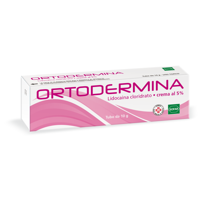 Alfasigma Ortodermina Crema Al 5%  Lidocaina Cloridrato