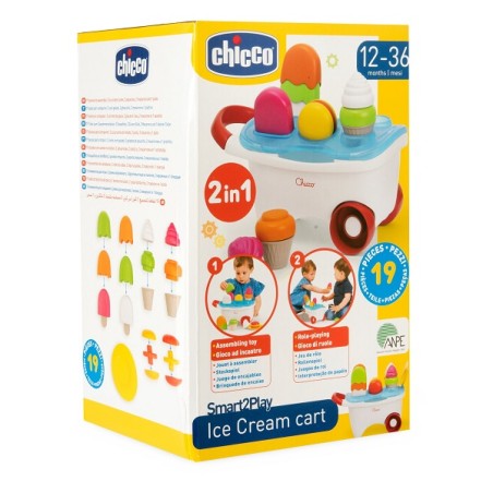 Chicco Gioco Smart2play Carretto dei gelati 1 pezzo Chicco Gioco Smart2play Carretto dei gelati 1 pezzo