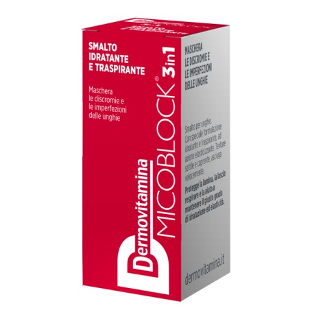 Pasquali Dermovitamina Micoblock 3 In 1 Smalto Idratante E Traspirante Rosso 5 Ml Pasquali Dermovitamina Micoblock 3 In 1 Smalto Idratante E Traspirante Rosso 5 Ml