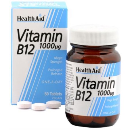 Healthaid Vitamin B12 1000 Ug 50 Capsule 48,5 G Healthaid Vitamin B12 1000 Ug 50 Capsule 48,5 G