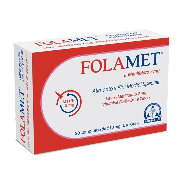 A.b. Pharm Folamet 30 Compresse 500 Mg