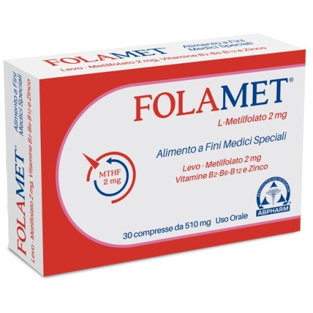 A.b. Pharm Folamet 30 Compresse 500 Mg A.b. Pharm Folamet 30 Compresse 500 Mg