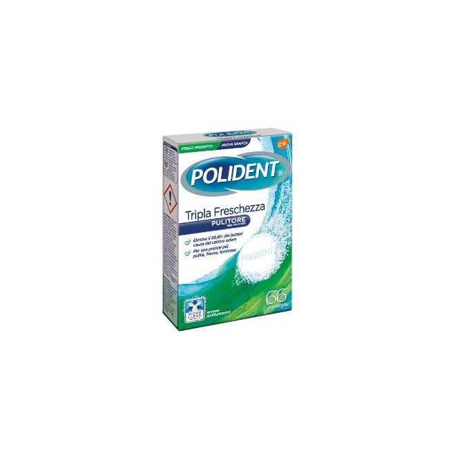 Haleon Polident Tripla Freschezza 66 Compresse Haleon Polident Tripla Freschezza 66 Compresse