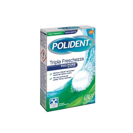 Haleon Polident Tripla Freschezza 66 Compresse