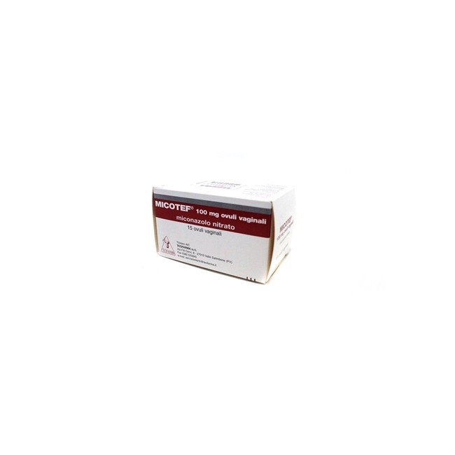 Teofarma Micotef 100 Mg Ovuli Vaginali Miconazolo Nitrato