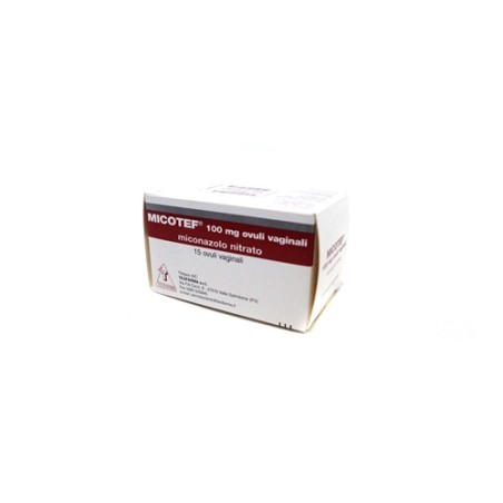 Teofarma Micotef 100 Mg Ovuli Vaginali Miconazolo Nitrato Teofarma Micotef 100 Mg Ovuli Vaginali Miconazolo Nitrato