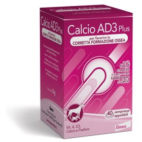 Elanco Calcio Ad3 Plus 40 Compresse Appetibili