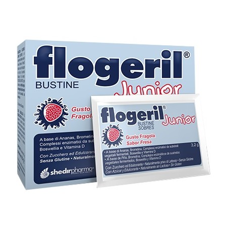 Shedir Pharma Flogeril Junior Fragola 20 Bustine