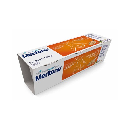 Nestlè Meritene Crema Nocciola 3 Vasetti X 125 G Nestlè Meritene Crema Nocciola 3 Vasetti X 125 G