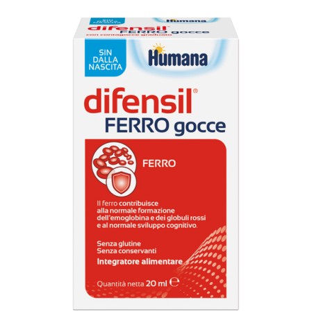 Humana Difensil Ferro Gocce 20 Ml