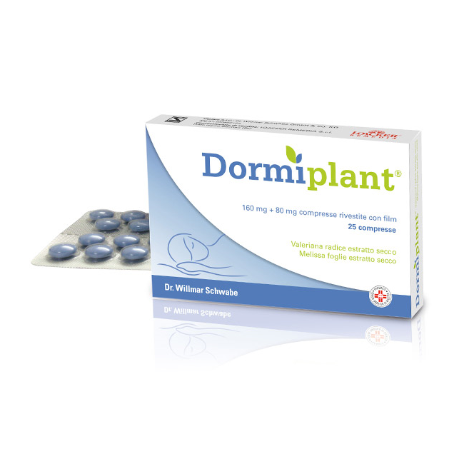 Schwabe Pharma Dormiplant 160 Mg + 80 Mg Compresse Rivestite Valeriana Officinalis L.s.l. Radice Estratto Secco, Melissa Officin