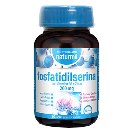 Dietmed Italia Naturmil Fosfatidilserina 200 Mg 60 Capsule Dietmed Italia Naturmil Fosfatidilserina 200 Mg 60 Capsule