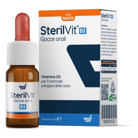 Sterilfarma Sterilvit D3 Gocce 5 Ml Sterilfarma Sterilvit D3 Gocce 5 Ml