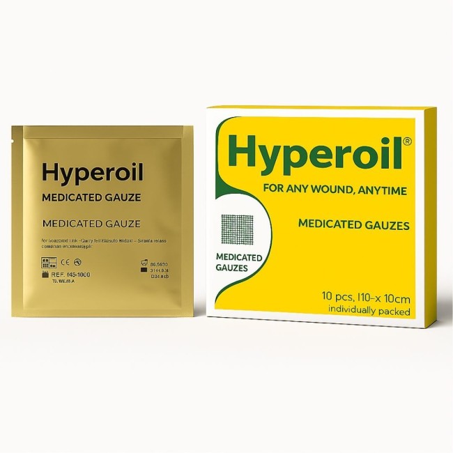 Forlive Hyperoil Garza 10x10 Cm 10 Pezzi