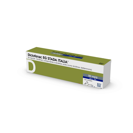 Eg Eurogenerici Diclofenac Eg Stada Italia 20 Mg/g Gel Diclofenac, Corrispondente A Diclofenac Sodico Eg Eurogenerici Diclofenac Eg Stada Italia 20 Mg/g Gel Diclofenac, Corrispondente A Diclofenac Sodico