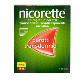 Johnson & Johnson Nicorette 10 Mg/16 H Cerotti Transdermici Semitrasparenti Nicorette 15 Mg/16 H Cerotti Transdermici Semitraspa