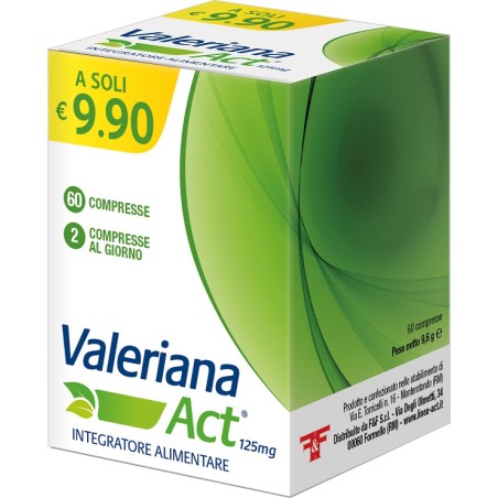 F&f Valeriana Act 60 Compresse F&f Valeriana Act 60 Compresse