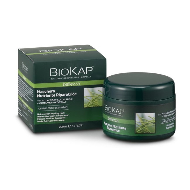 Bios Line Biokap Bellezza Maschera Nutriente/riparatrice 200 Ml Biosline