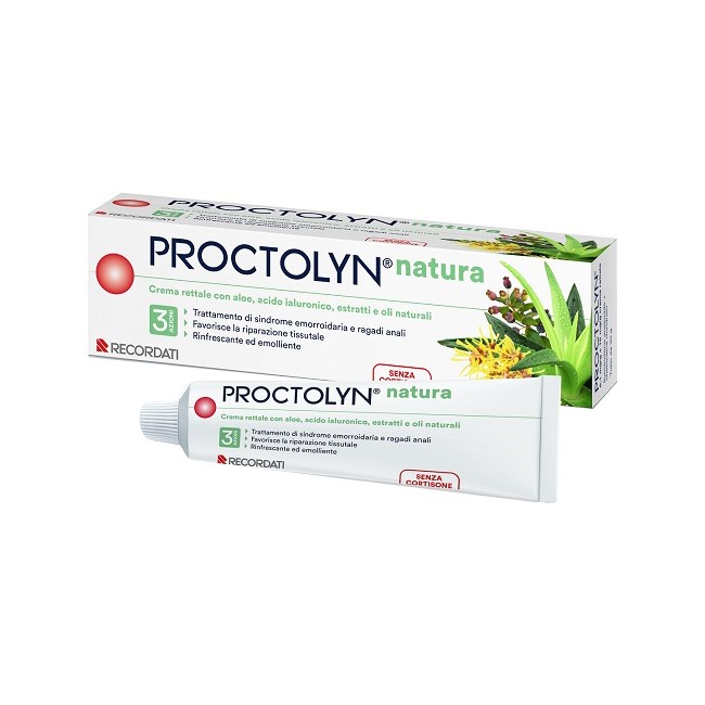 Proctolyn Natura Crema rettale con Aloe, Acido Ialuronico 30 ml