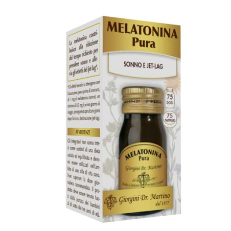 Dr. Giorgini Melatonina Pura 75 Pastiglie Dr. Giorgini Melatonina Pura 75 Pastiglie